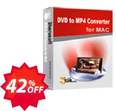 3herosoft DVD to MP4 Converter for MAC Coupon code 42% discount 