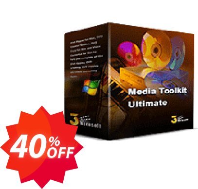 3herosoft Media Toolkit Ultimate Coupon code 40% discount 