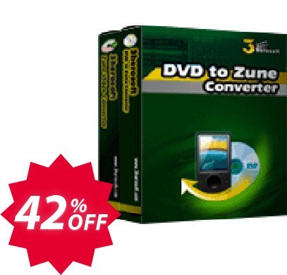 3herosoft DVD to Zune Suite Coupon code 42% discount 