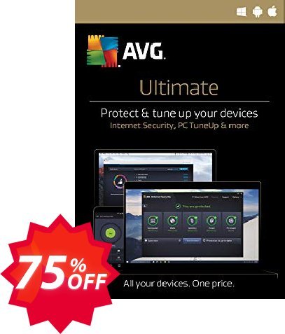 AVG Ultimate Coupon code 75% discount 