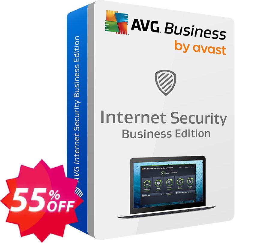 AVG Internet Security Business Edition Coupon code 55% discount 