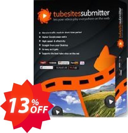 Tube Sites Submitter, Monthly  Coupon code 13% discount 