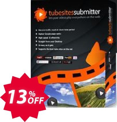 Tube Sites Submitter, Monthly  Coupon code 13% discount 