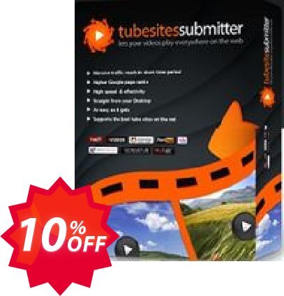 Tube Sites Submitter, 3 months  Coupon code 10% discount 