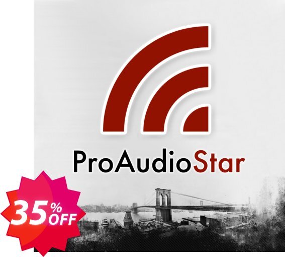 ProAudioStar - On already discounted gear Coupon code 35% discount 