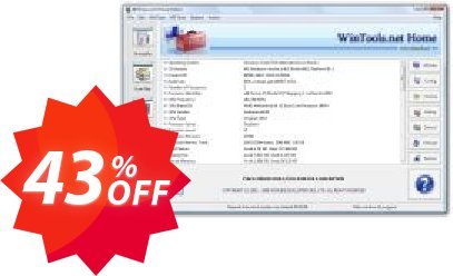 WinTools.net Home Edition Coupon code 43% discount 
