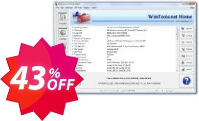 WinTools.net Home Edition Coupon code 43% discount 