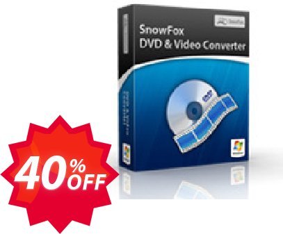 SnowFox Total Media Converter Coupon code 40% discount 
