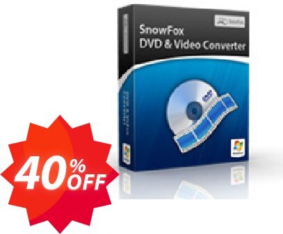 SnowFox Total Media Converter Coupon code 40% discount 