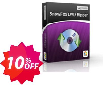 SnowFox DVD Ripper Coupon code 10% discount 