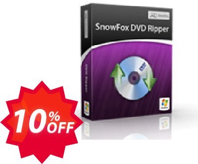 SnowFox DVD Ripper Coupon code 10% discount 