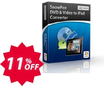 SnowFox iPad Video Converter Pro Coupon code 11% discount 