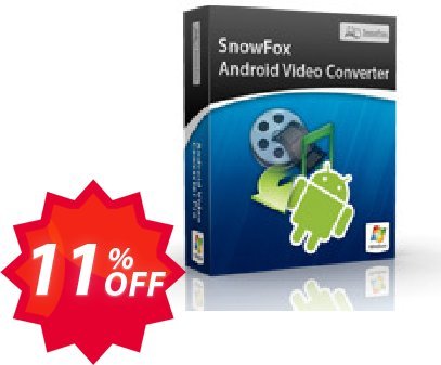 SnowFox Android Video Converter Pro Coupon code 11% discount 