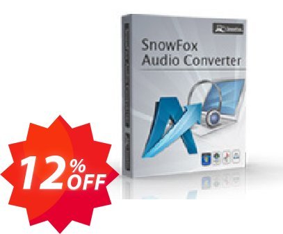 SnowFox Audio Converter Coupon code 12% discount 