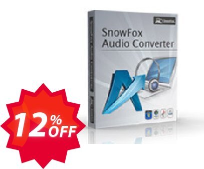 SnowFox Audio Converter Coupon code 12% discount 