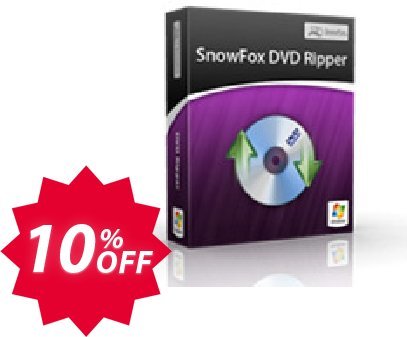 SnowFox DVD Ripper for MAC Coupon code 10% discount 
