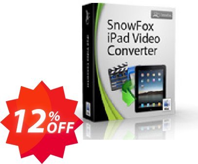 SnowFox iPad Video Converter for MAC Coupon code 12% discount 