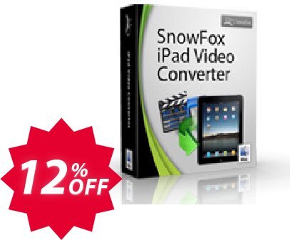 SnowFox iPad Video Converter for MAC Coupon code 12% discount 