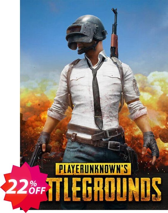 PlayerUnknowns Battlegrounds, PUBG PC Coupon code 22% discount 