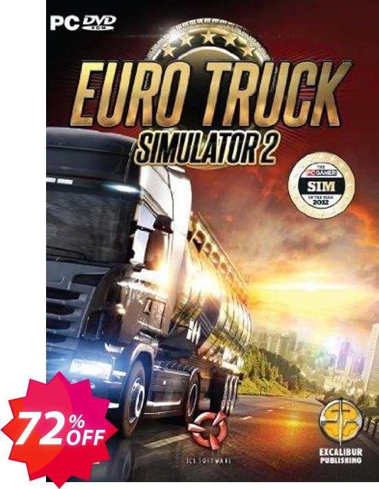 Euro Truck Simulator 2 PC Coupon code 72% discount 