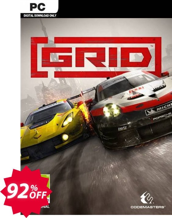 GRID PC + DLC Coupon code 92% discount 