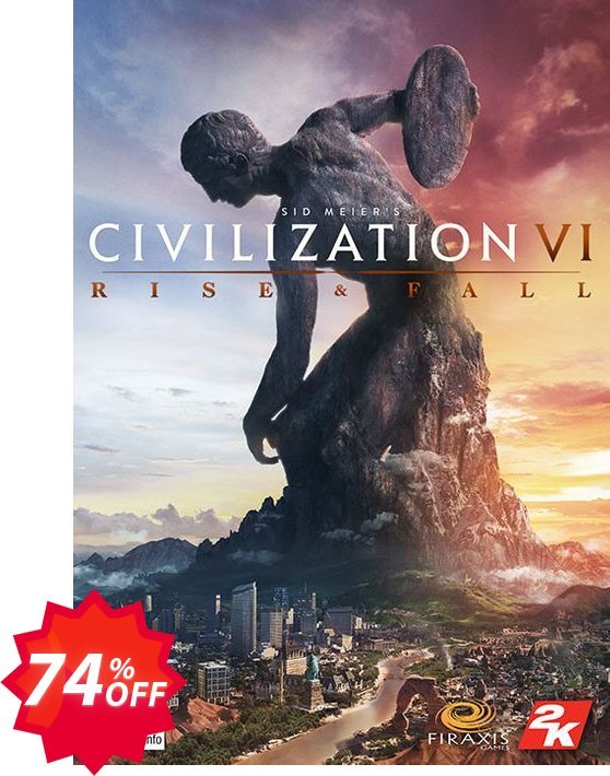 Sid Meier’s Civilization VI 6 PC - Rise and Fall DLC, EU  Coupon code 74% discount 
