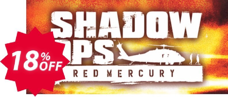 Shadow Ops Red Mercury PC Coupon code 18% discount 