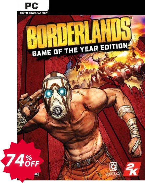 Borderlands Game of the Year Enhanced PC, EU  Coupon code 74% discount 