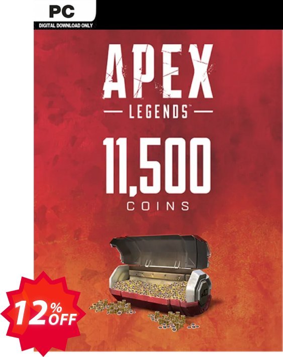 Apex Legends 11500 Coins VC PC Coupon code 12% discount 