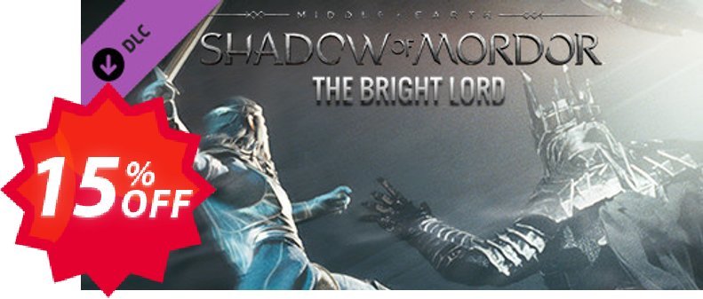 Middleearth Shadow of Mordor The Bright Lord PC Coupon code 15% discount 