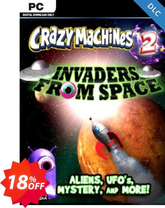 Crazy MAChines 2 Invaders from Space PC Coupon code 18% discount 