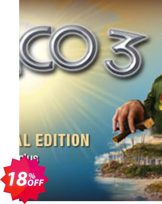 Tropico 3 PC Coupon code 18% discount 