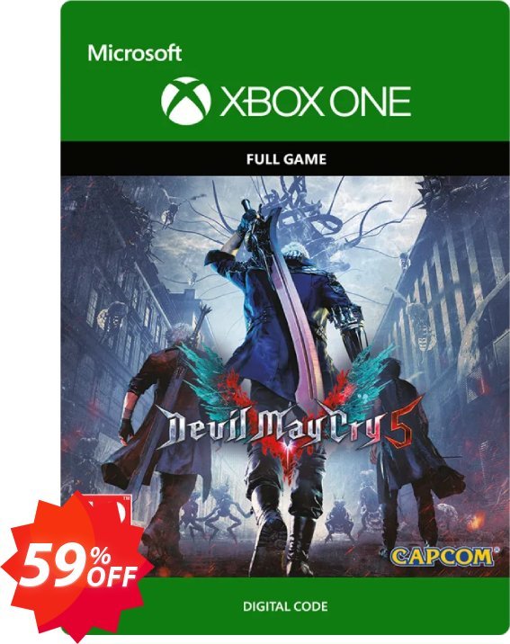 Devil May Cry 5 Xbox One Coupon code 59% discount 