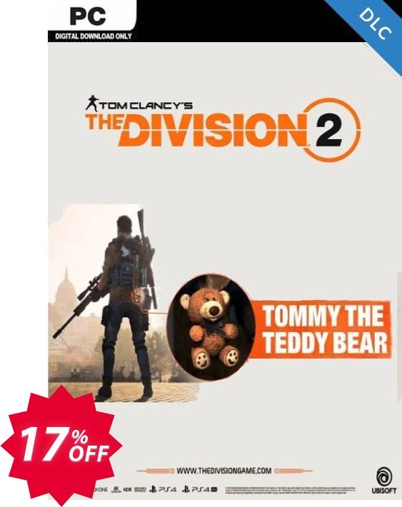 Tom Clancy's The Division 2 PC - Tommy the Teddy Bear DLC Coupon code 17% discount 