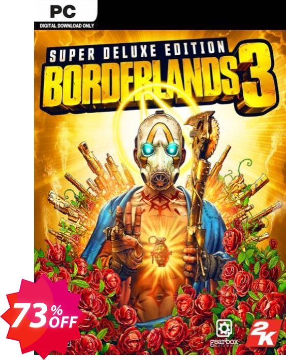 Borderlands 3 Super Deluxe Edition PC + DLC, EU  Coupon code 73% discount 