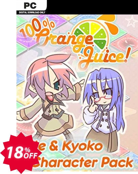 100% Orange Juice Alte & Kyoko Character Pack PC Coupon code 18% discount 