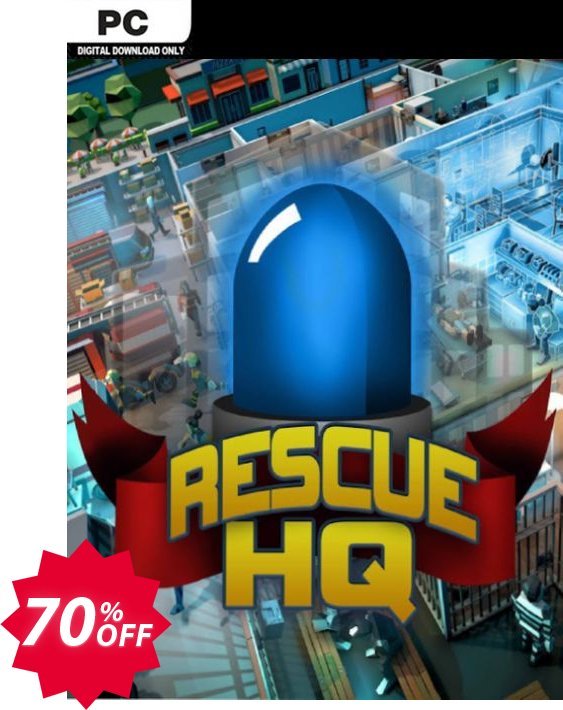Rescue HQ - The Tycoon PC Coupon code 70% discount 
