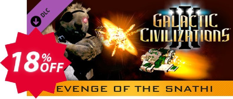 Galactic Civilizations III Revenge of the Snathi DLC PC Coupon code 18% discount 