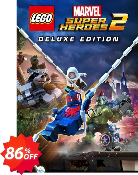 Lego Marvel Super Heroes 2 Deluxe Edition PC Coupon code 86% discount 