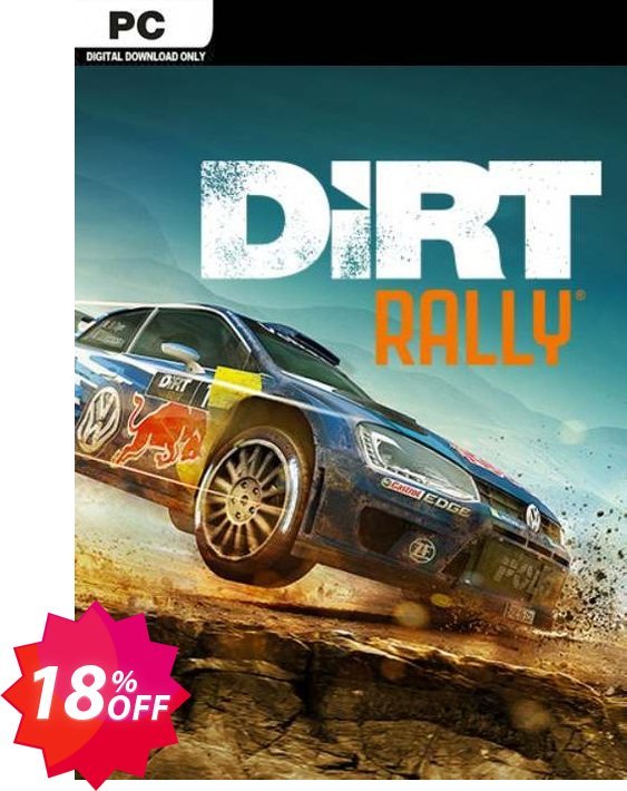 DiRT Rally PC Coupon code 18% discount 