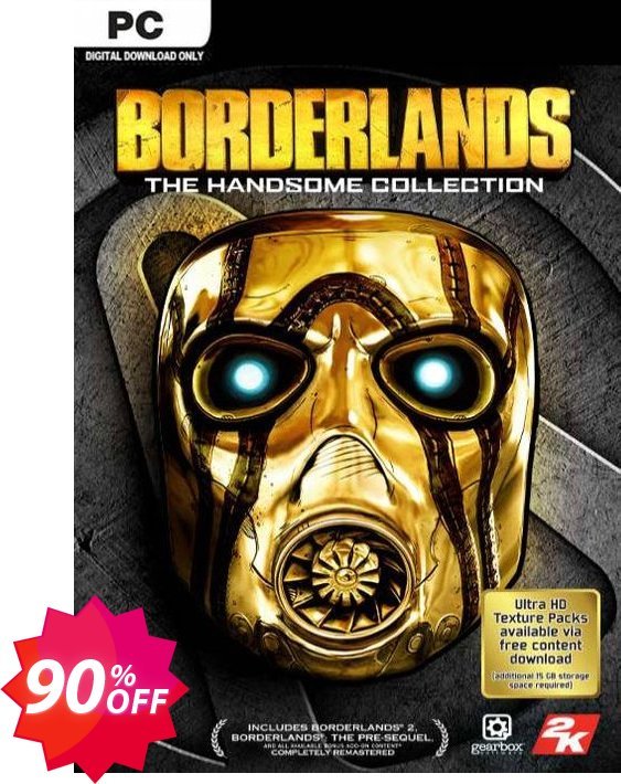 Borderlands: The Handsome Collection PC, EU  Coupon code 90% discount 