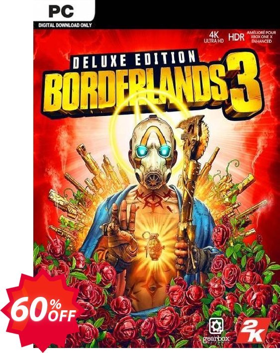 Borderlands 3 Deluxe Edition PC, Asia  Coupon code 60% discount 
