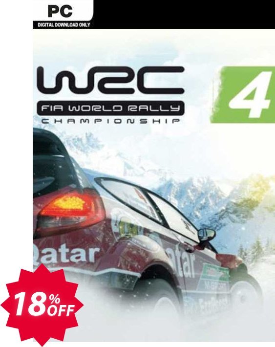 WRC 4 FIA World Rally Championship PC Coupon code 18% discount 