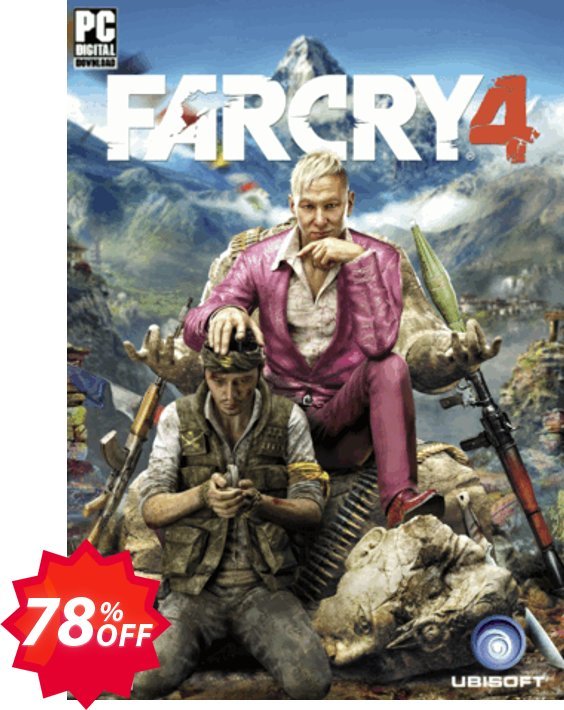 Far Cry 4 PC Coupon code 78% discount 