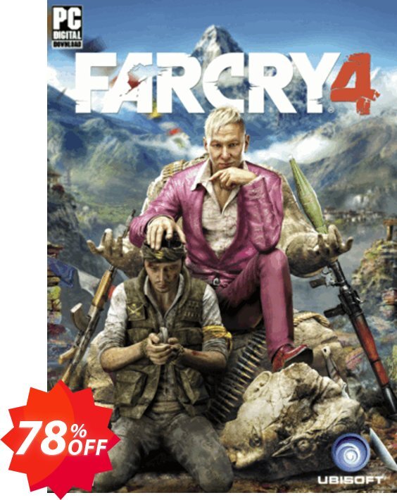 Far Cry 4 PC Coupon code 78% discount 