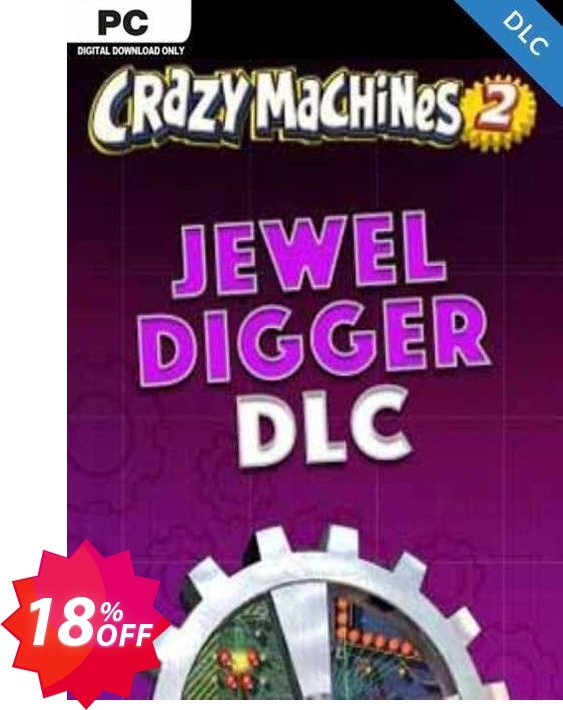 Crazy MAChines 2 Jewel Digger DLC PC Coupon code 18% discount 