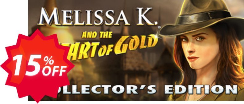 Melissa K. and the Heart of Gold Collector's Edition PC Coupon code 15% discount 