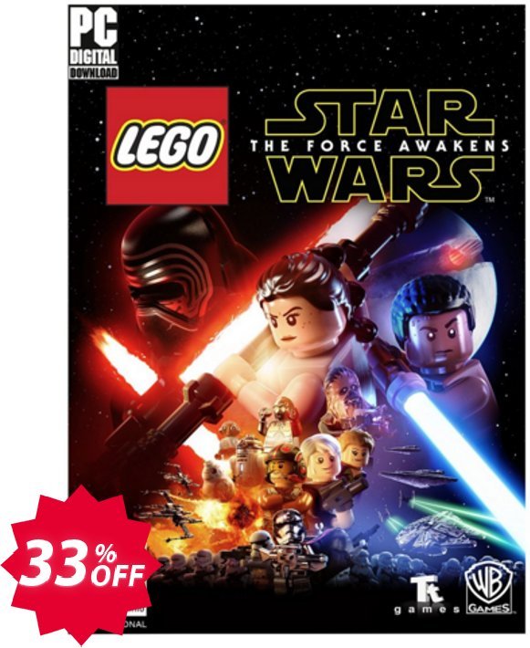 LEGO Star Wars: The Force Awakens PC Coupon code 33% discount 