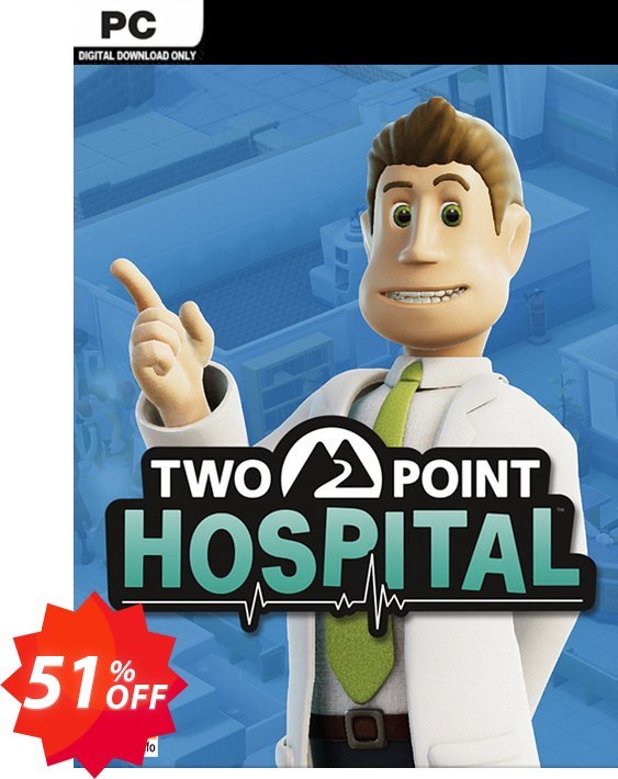 Two Point Hospital PC Coupon code 51% discount 