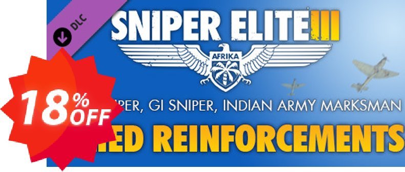 Sniper Elite 3 Allied Reinforcements Outfit Pack PC Coupon code 18% discount 